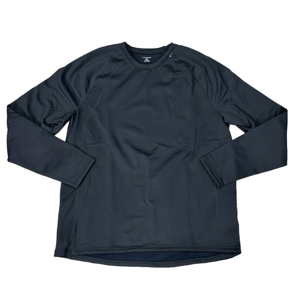 Men's Lands End XL 46 - 48 Base Layer Crewneck Shirt Long Sleeve Stretch NWOT - Picture 4 of 9